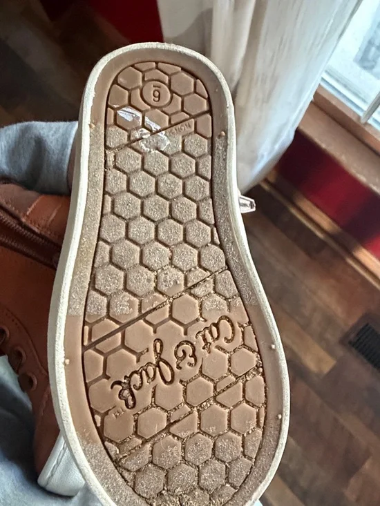 Cat & Jack Brown Kids High-Top Sneakers - Picture 3 of 3